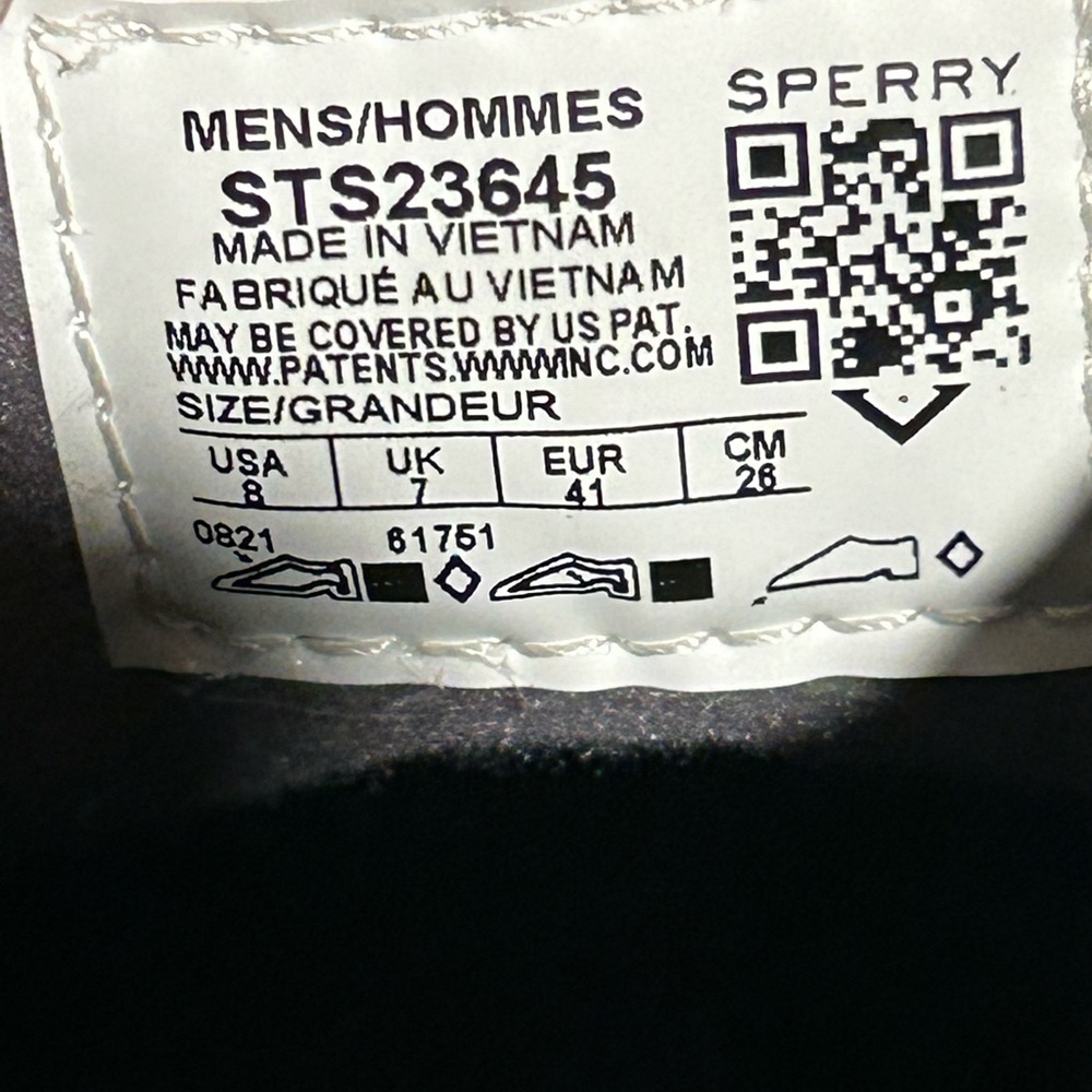 Men’s Sperry  Brewster Waterproof Low Duck Boot Grey Black size 8 - Picture 9 of 9